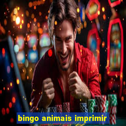 bingo animais imprimir